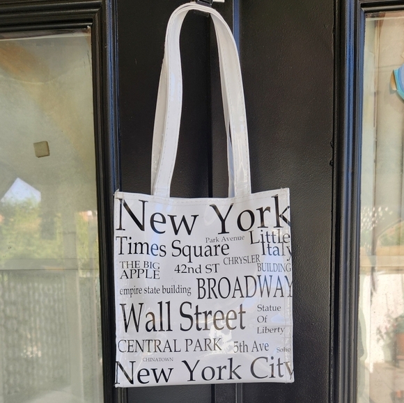 Vintage New York Statement Tote -Classic 🤩USED FOR MY LUNCH‎ BAG - Picture 4 of 10